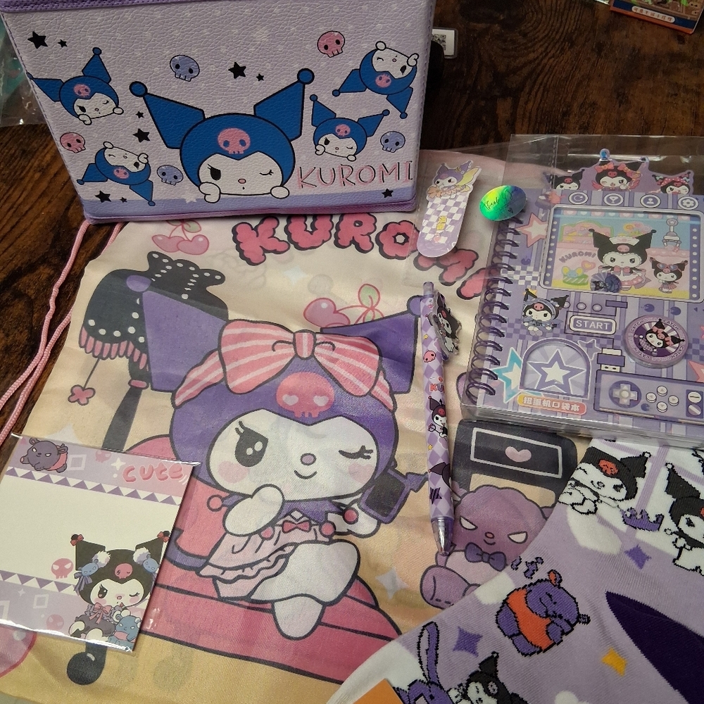 Sanrio Kuromi Purple and Pink Set